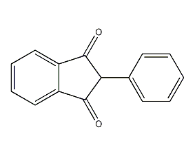 2-基-1,3-茚滿二酮結構式